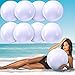 Sinmoe 8 Pieces Inflatable White Beach Balls 16 Inch Blow up Beach Ball Party Supplies Large Floating Ball for Summer DIY Paint Craft for Pool Hawaii Luau Birthday Party - Image 4