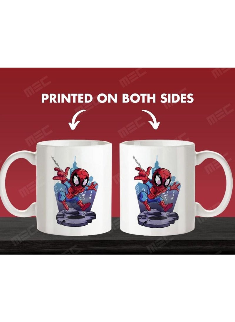 MEC - Mugs Spider Man Captain America Groot Thor Wolverine Iron Man Printed Coffee Mug 11Oz set of 6 - Image 1