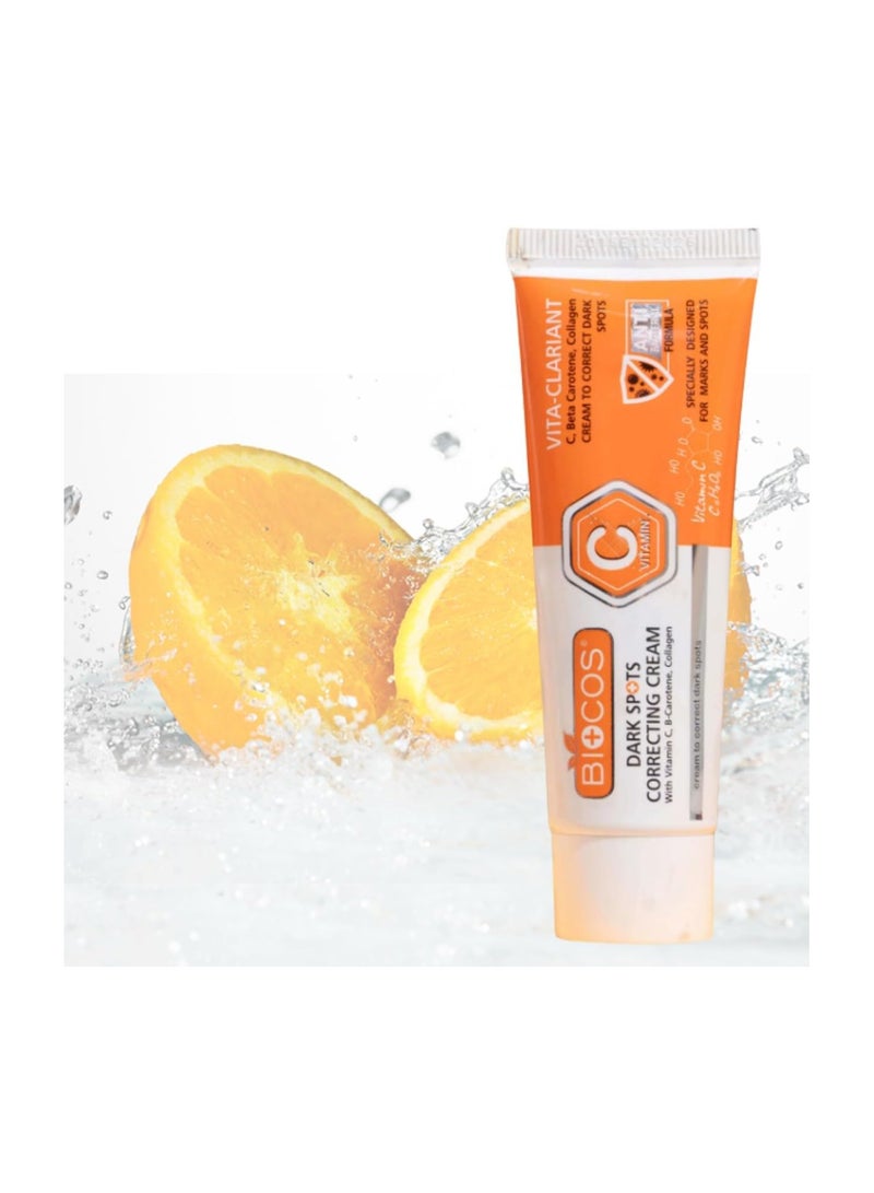 BIOCOS Dark Spots Correcting Cream With Vitamin C Beauty Skin Collagen Fades Advanced Skincare Solution Makeup - Image 3