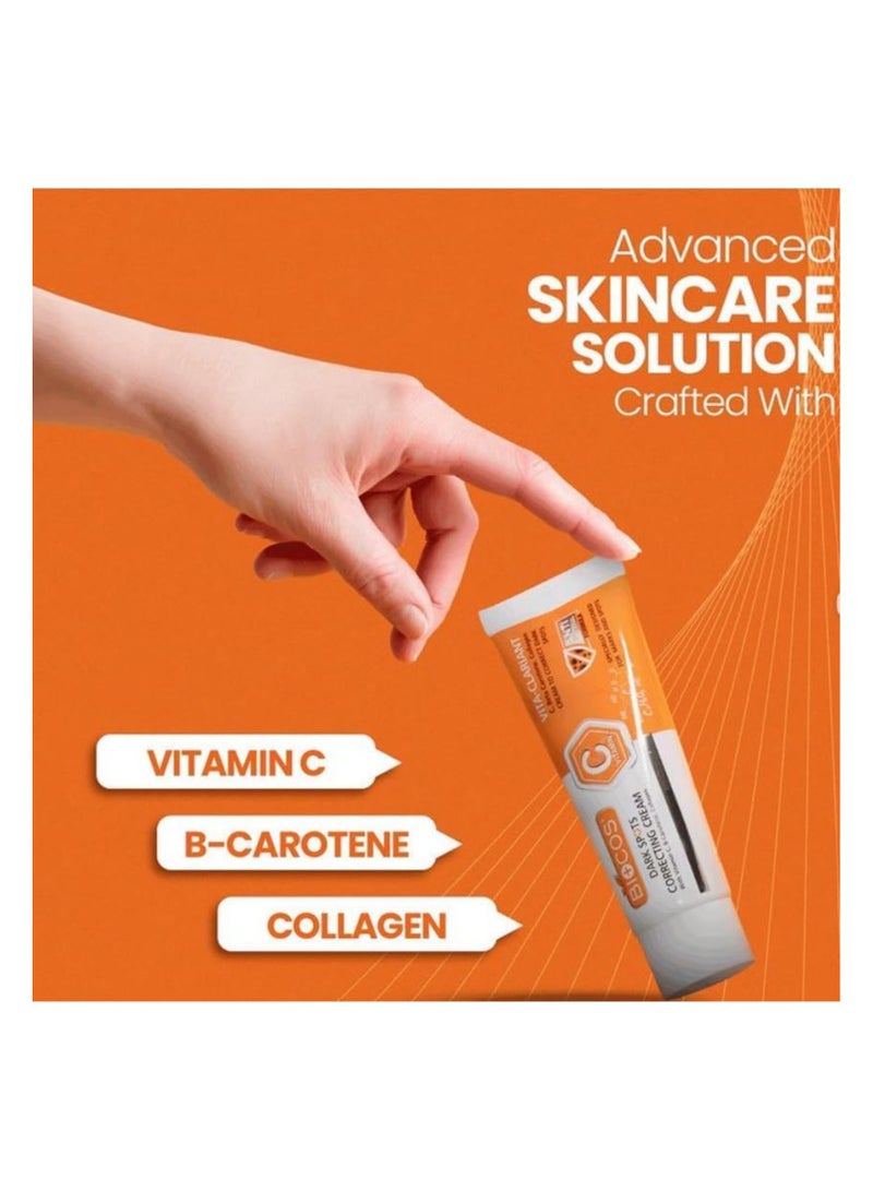 BIOCOS Dark Spots Correcting Cream With Vitamin C Beauty Skin Collagen Fades Advanced Skincare Solution Makeup - Image 4