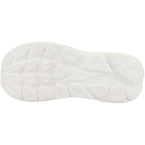 Hoka Women's Clifton 10 Sneaker, White/White, Wide - Image 5