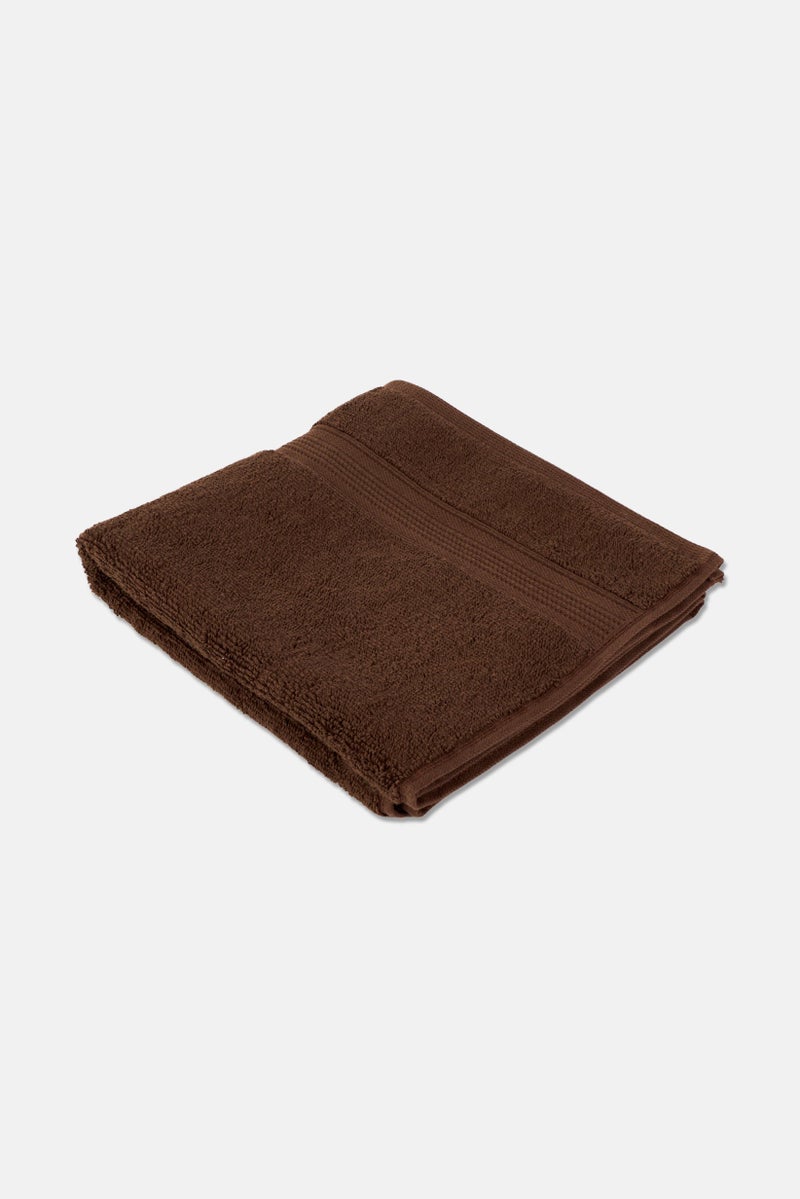 YOTO Cotton Hand Towel, Chocolate - Image 2
