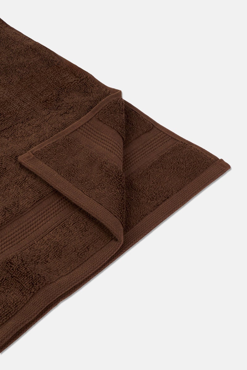 YOTO Cotton Hand Towel, Chocolate - Image 3