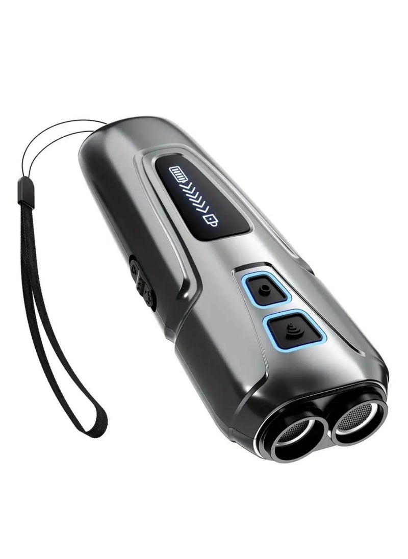NIBEMINENT - Ultrasonic Dog Repeller Deterrent Device Anti Barking Stop Control Bark Training High Power Dog Repellent With LED Flashlight - Image 1
