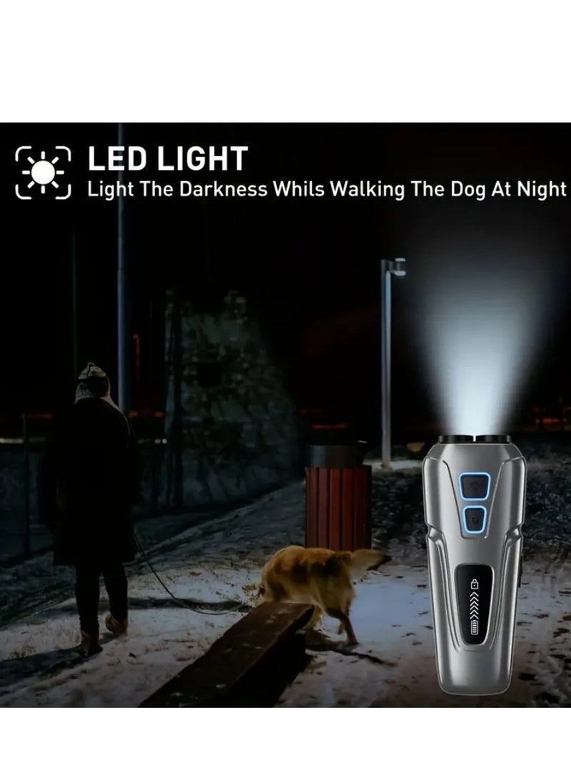 NIBEMINENT - Ultrasonic Dog Repeller Deterrent Device Anti Barking Stop Control Bark Training High Power Dog Repellent With LED Flashlight - Image 1