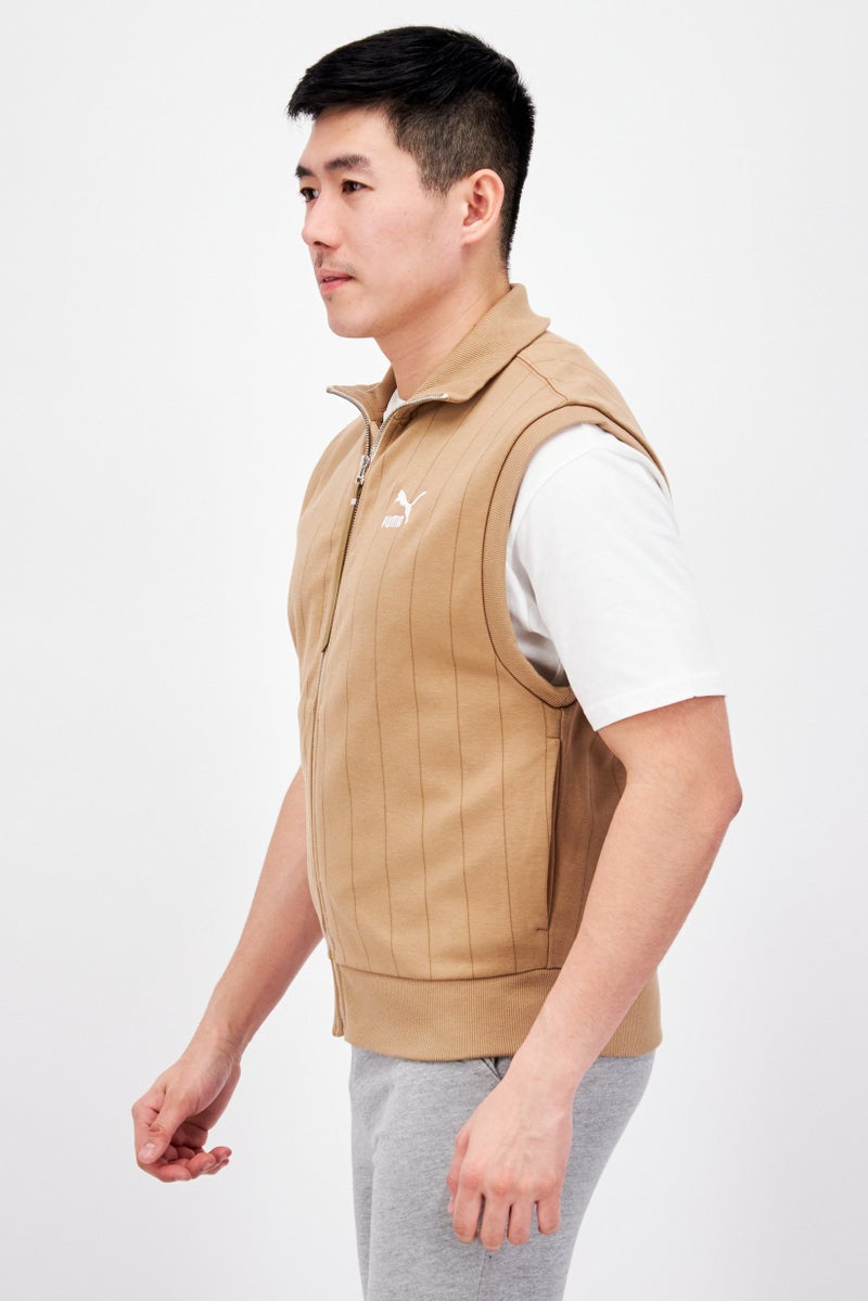 PUMA Puma x Select Men Sportswear Fit Outdoor Vest, Beige  - Image 2