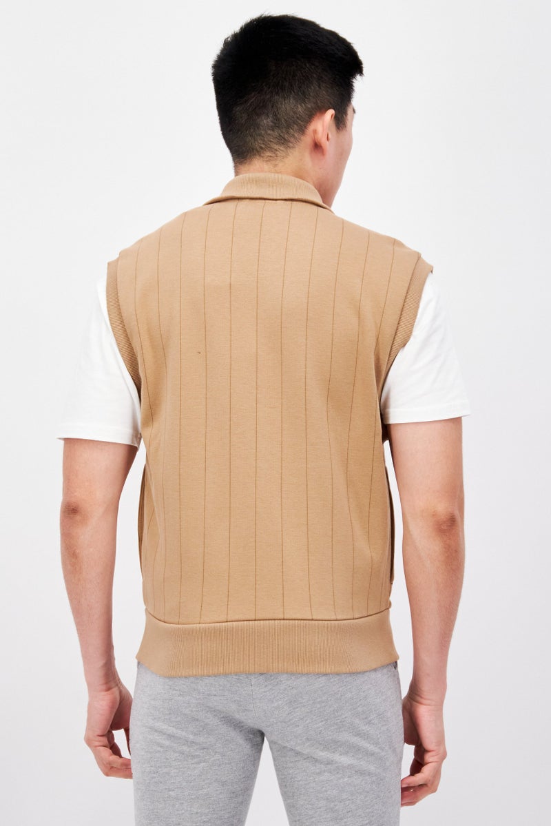 PUMA Puma x Select Men Sportswear Fit Outdoor Vest, Beige  - Image 3