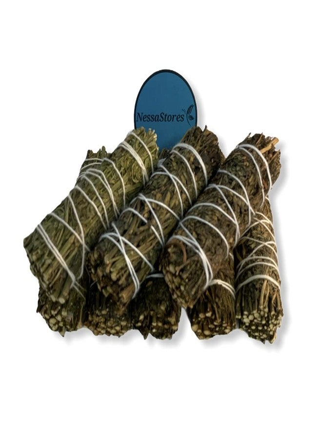 NessaStores 1 pc Ruda Rue Smudge Stick, 4-Inch Hand Tied, All Natural, Ethically Sourced for Home Cleansing, Clearing Negative Energy, & Attracting Positivity JC-204 - Image 2