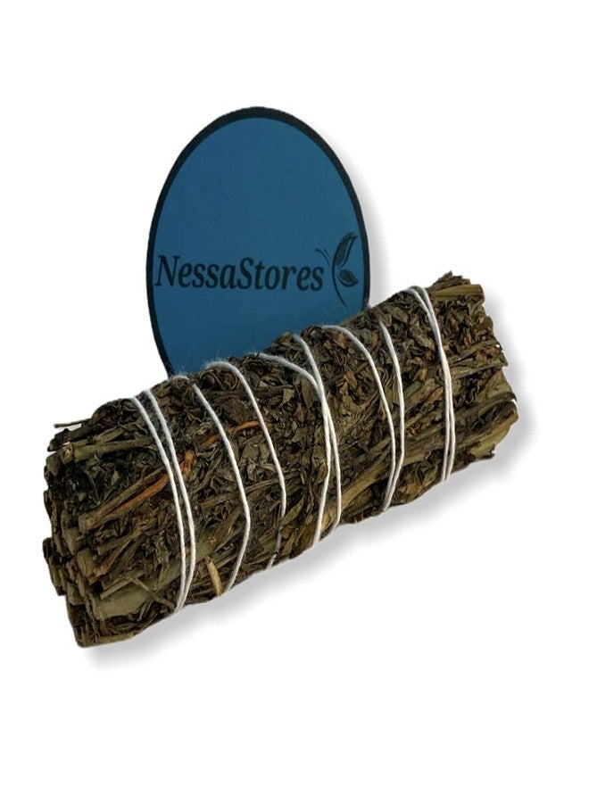 NessaStores 1 pc Ruda Rue Smudge Stick, 4-Inch Hand Tied, All Natural, Ethically Sourced for Home Cleansing, Clearing Negative Energy, & Attracting Positivity JC-204 - Image 1