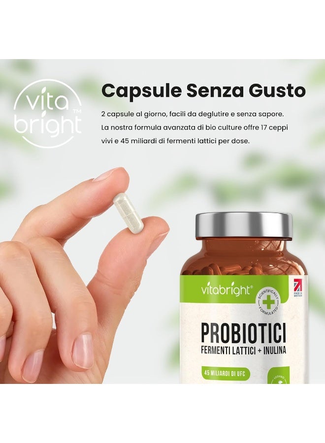 VitaBright Pre and Probiotics for Gut Health Women & Men - 17 Bio Cultures Complex Probiotics for Women Intimate Health, l Health, Anti Bloating Vegan - Vitabright  - Image 5