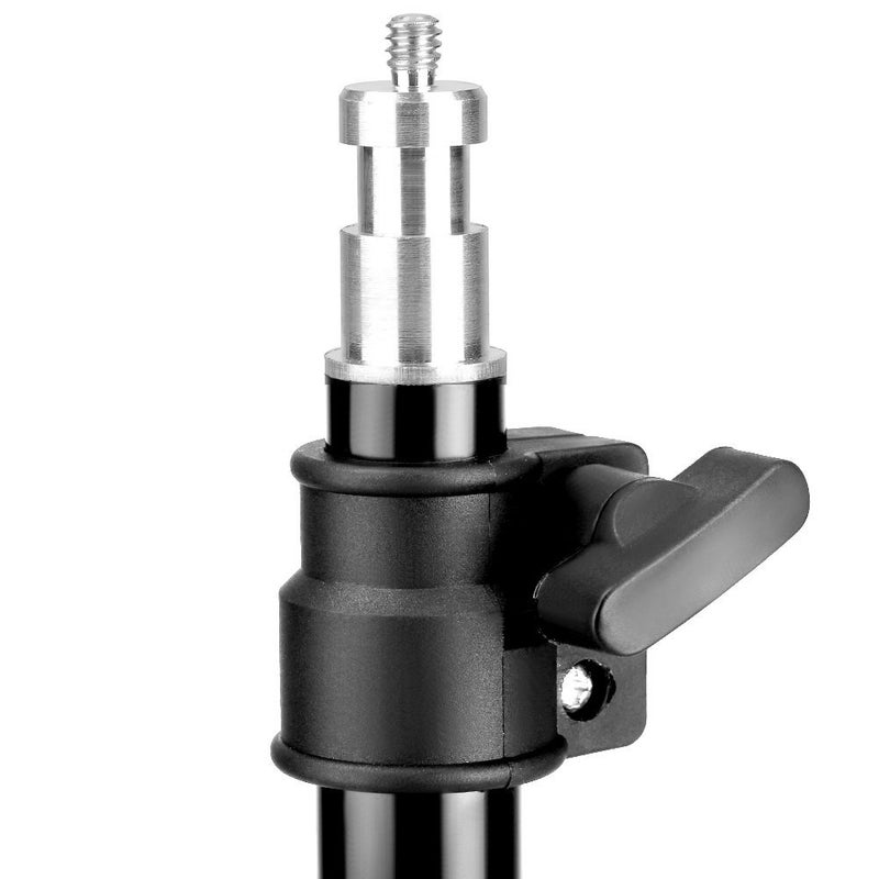 SHOPEE مجموعة مصغرة مميزة من حاملات إضاءة خلفية من الألمنيوم بارتفاع أقصى 43"/109 سم لعاكسات الضوء، الصناديق الناعمة، الأضواء، المظلات، والخلفيات - Image 3