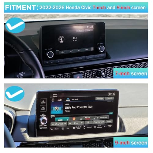 Sinminou Center Console Organizer Dashboard Tray Compatible With 2022-2026 Honda Civic Interior Accessories, Dashboard Storage Organizer Box, Fits 7-inch and 9-inch screen - Image 4