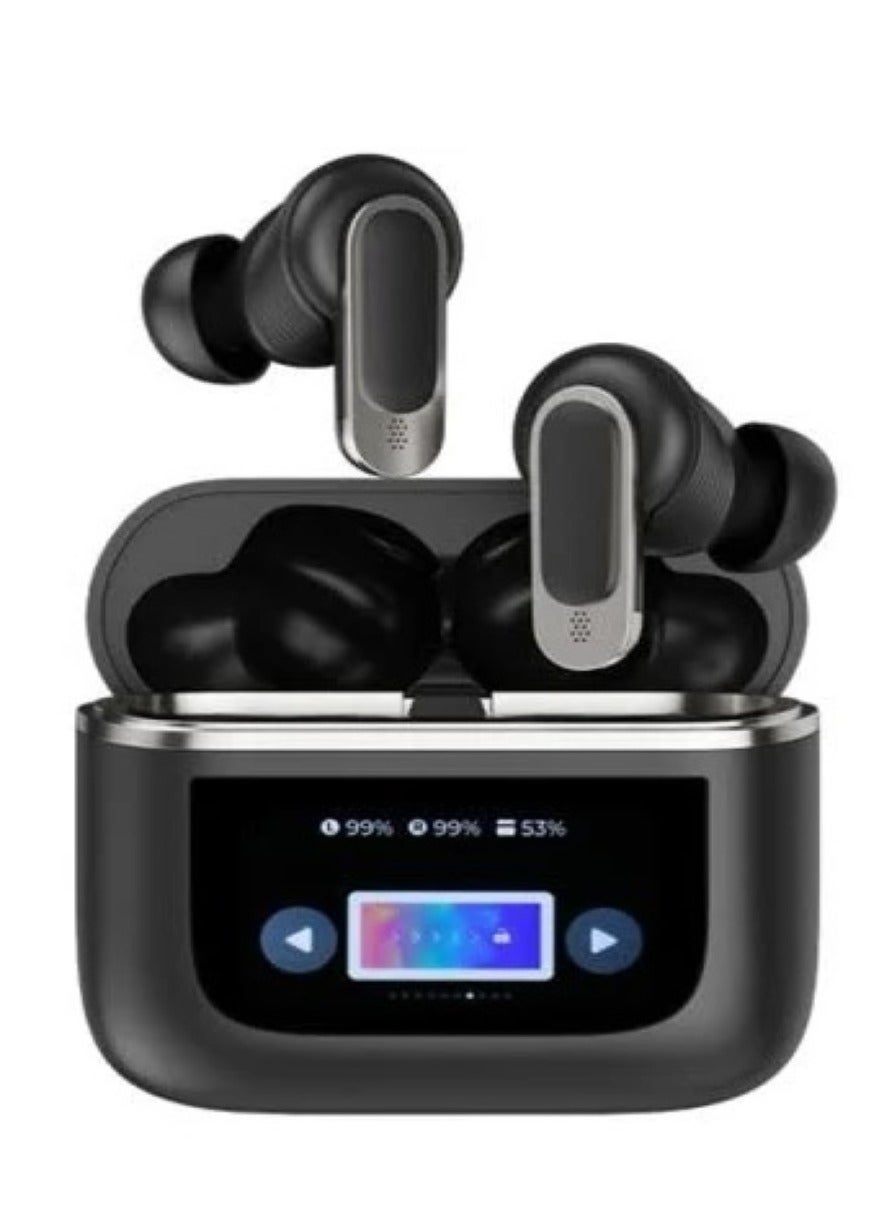 o8design O8.design Color Screen Touch Anc Active Noise Reduction Lcd Wireless Bluetooth Earphones
