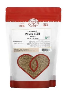 Pure Indian Foods Organic Cumin Seed Whole 8 oz 226 g  - Image 1