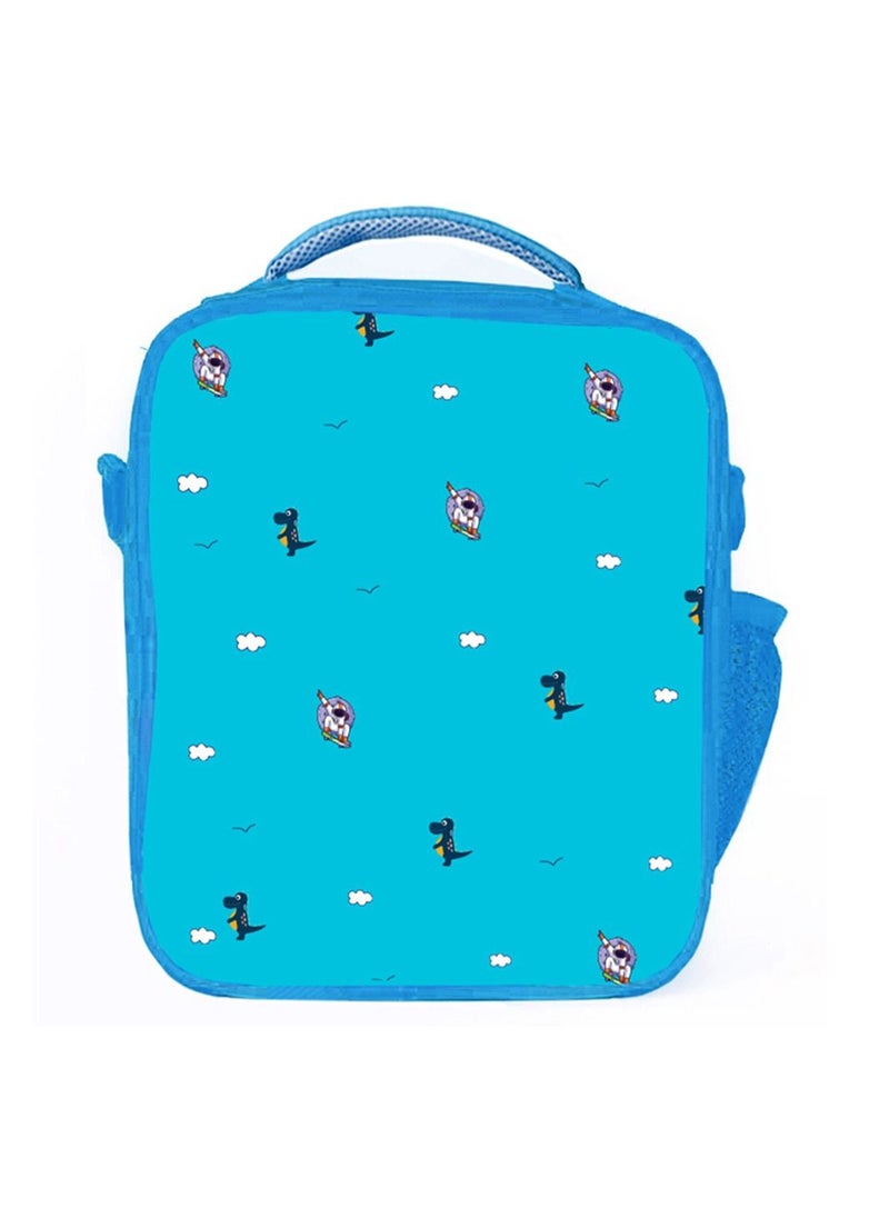 Eazy Kids - Bento Boxes With Insulated Lunch Bag Combo - Dino Blue - Image 1