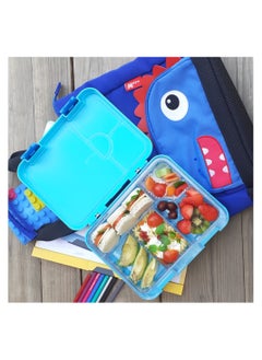 Eazy Kids Bento Boxes With Insulated Lunch Bag Combo - Dino Blue  - Image 5