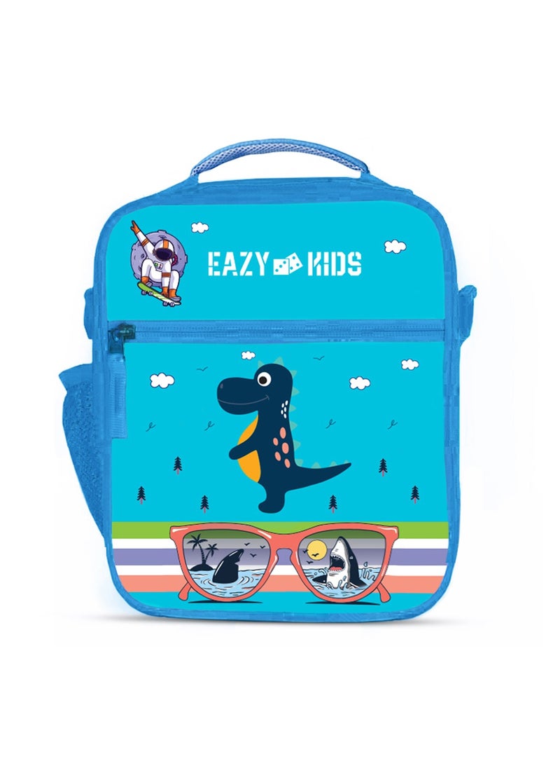 Eazy Kids - Bento Boxes With Insulated Lunch Bag Combo - Dino Blue - Image 1