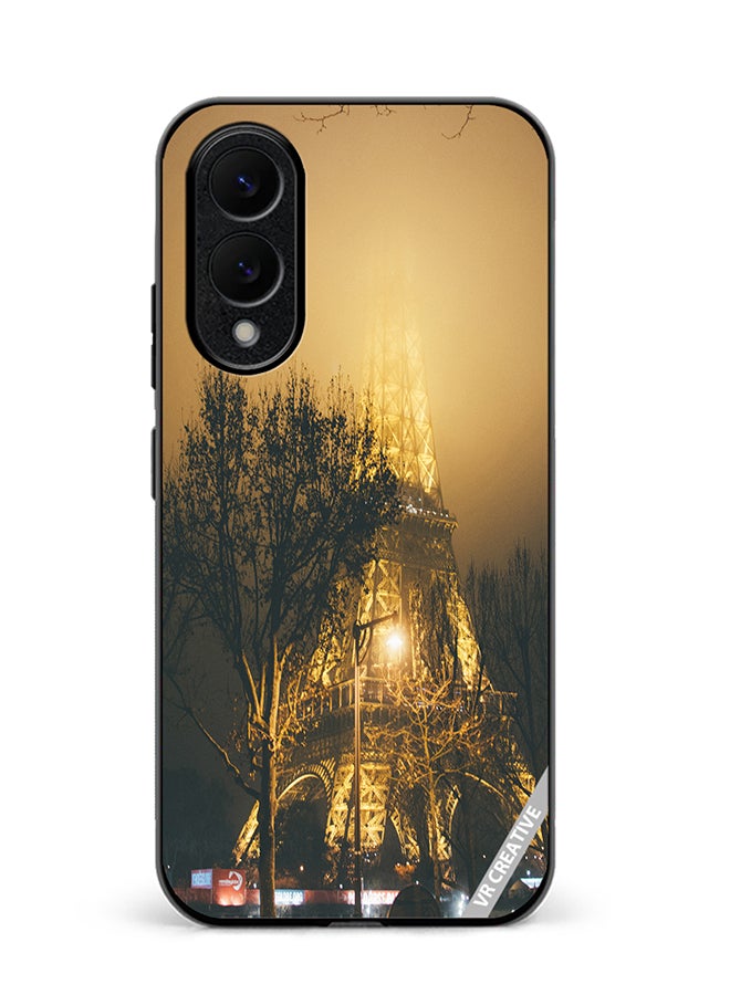 VR CREATIVE Protective Case Cover For Samsung Galaxy S25 Edge Eiffel Paris Design Multicolour