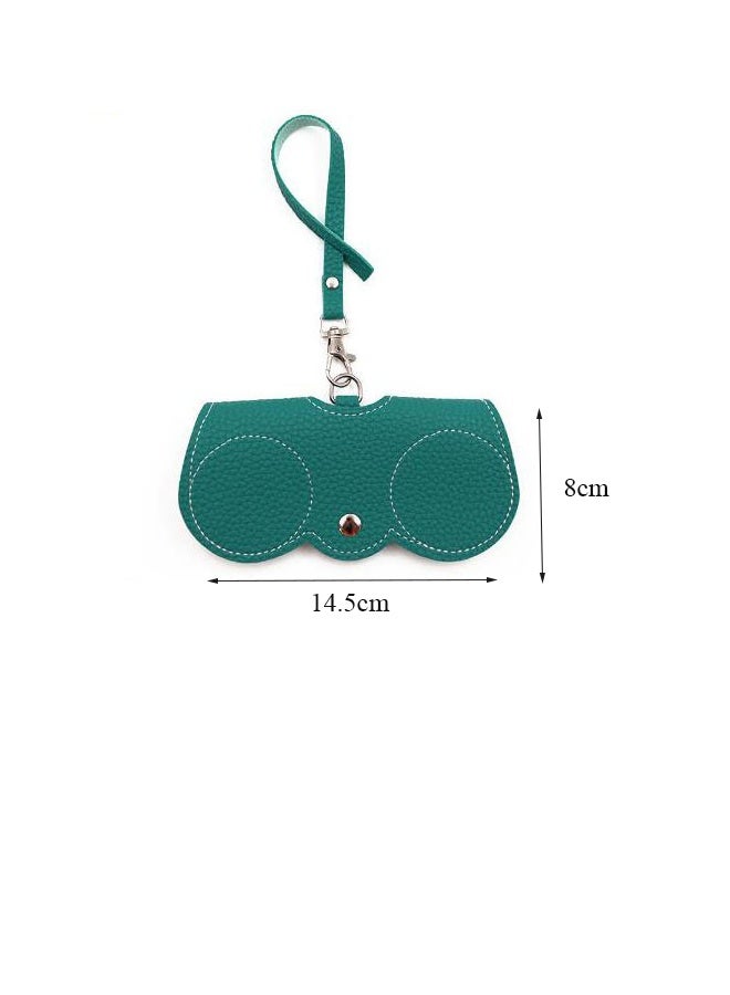 6pcs الجلد النظارات الشمسية حالة، النظارات حالة حامل، محمولة ناعمة الجلد النظارات الشمسية حقيبة، نظارات رقيقة حقيبة الرجال النساء - Image 4