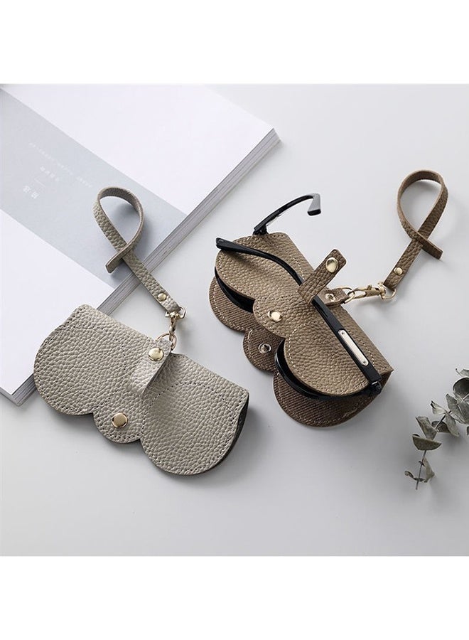 6pcs الجلد النظارات الشمسية حالة، النظارات حالة حامل، محمولة ناعمة الجلد النظارات الشمسية حقيبة، نظارات رقيقة حقيبة الرجال النساء - Image 3