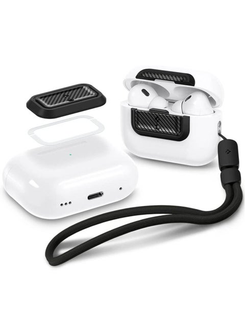Lock Fit M for AirPods Pro 2 / Airpods Pro Secure Locking Device & Lanyard Strap with EZ Fit install Kit [Charging case NOT included] - Carbon
