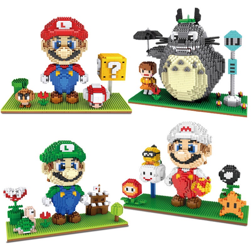 Zms Zhimeng Tree 3453-3455 Cartoon Animation Series Micro-Particle Building Block Ornaments Boy Birthday Gift - Image 2