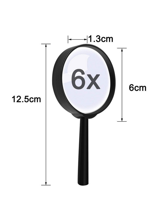 إلكوهو مجموعة من 48 عدسة مكبرة بلاستيكية محمولة من Elcoho لقراءة المجوهرات وإكسسوارات المكتب المنزلي مع حقيبة تخزين - Image 2