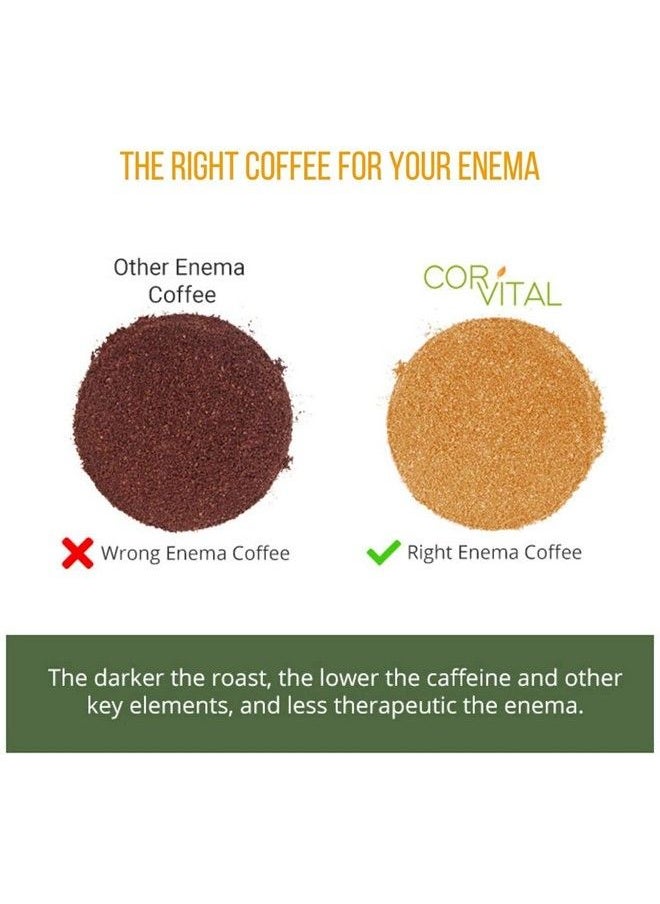 Cor-Vital - 1Lb Coffee Enema Organic Enema Coffee Best Organic Coffee For Enema Gerson Approved Therapy Roast Coffee Detox Cleanse Liver Cleanse Detox & Repair Mold Free Coffee Colon Cleanse - Image 1