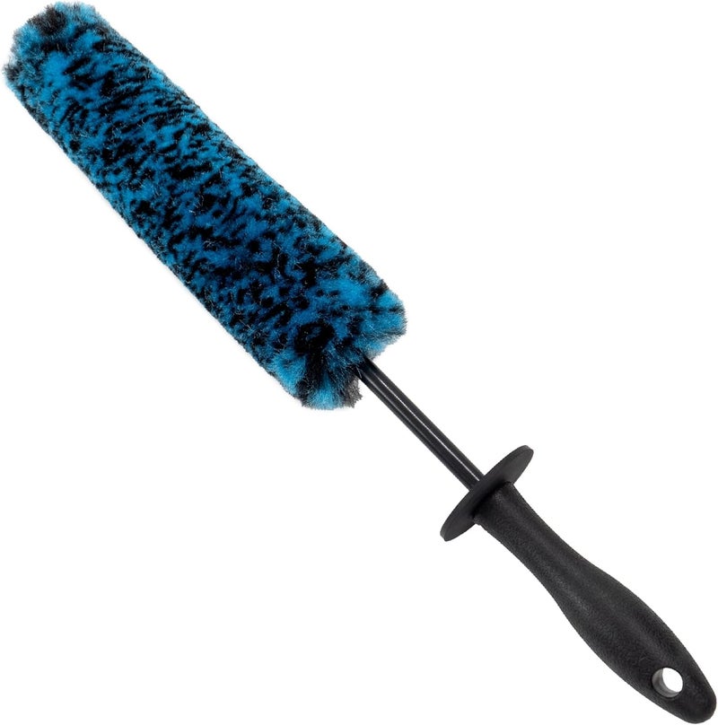 VIKING Wheel Brush, Wheel Cleaner and Barrel Brush, Teal, 16 inch x 2.4 inch Flexible usage build - Image 1