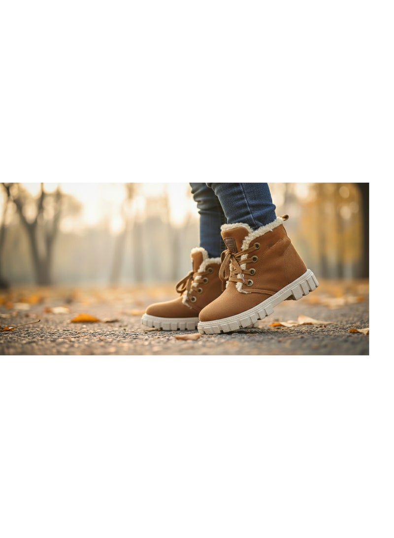 Children's winter half-boots with lining - Image 4