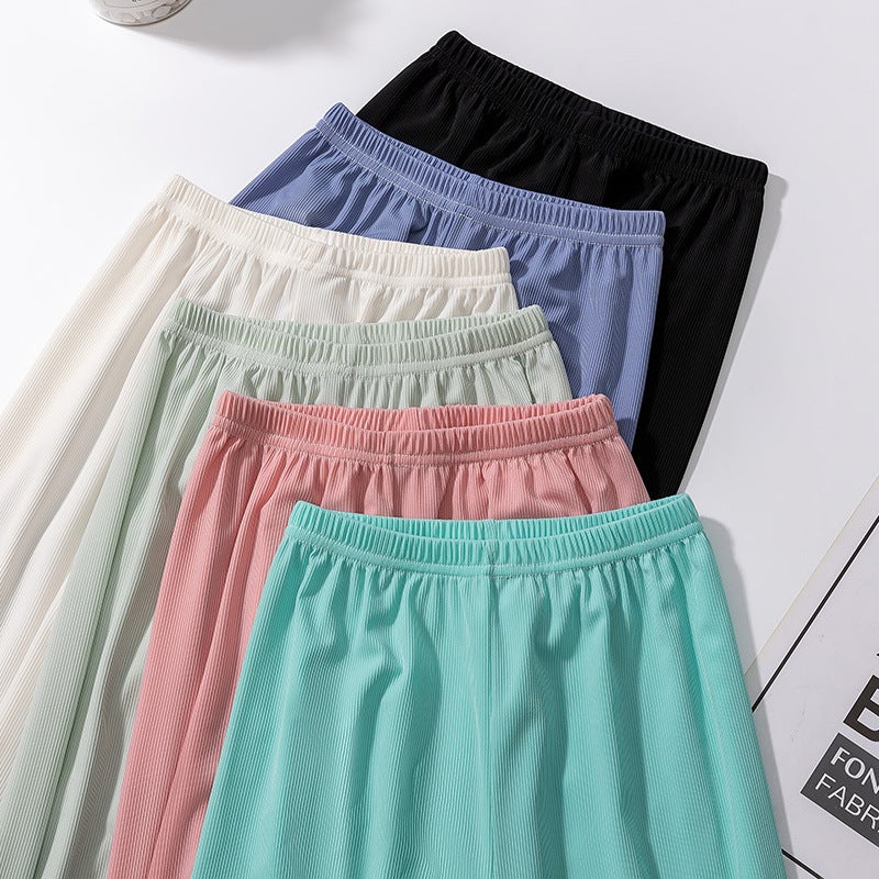 Children'S Ice Silk Anti-Mosquito Pants For Older Kids 2025 Ribbed Boys And Girls Sun Protection Pants Trendy Versatile Pants - Image 4