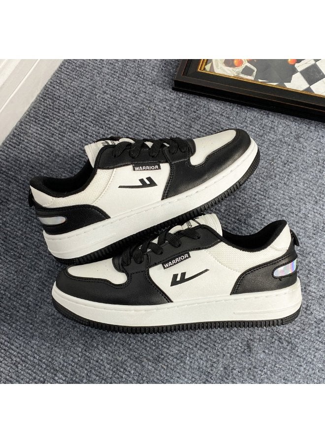 Warrior Unisex Student Color-block White Sneakers, Autumn 2025 Couple Shoes, Platform Casual Shoes With Thick Sole For Height Increase - Image 4