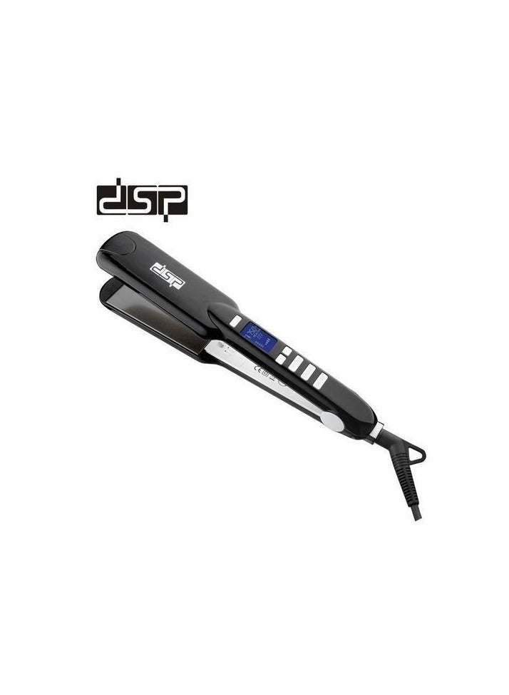 DSP DSP E-10017 Hair StraightenerWith this amazing hair straightener, get your hair fresh and gorgeous, as it feels and adjusts to its temperature for unparalleled protection from heat and damage. Features: Power: 50 watts, wide plates, digital display, temperature control: 140-230 degrees, ceramic plates - Image 3
