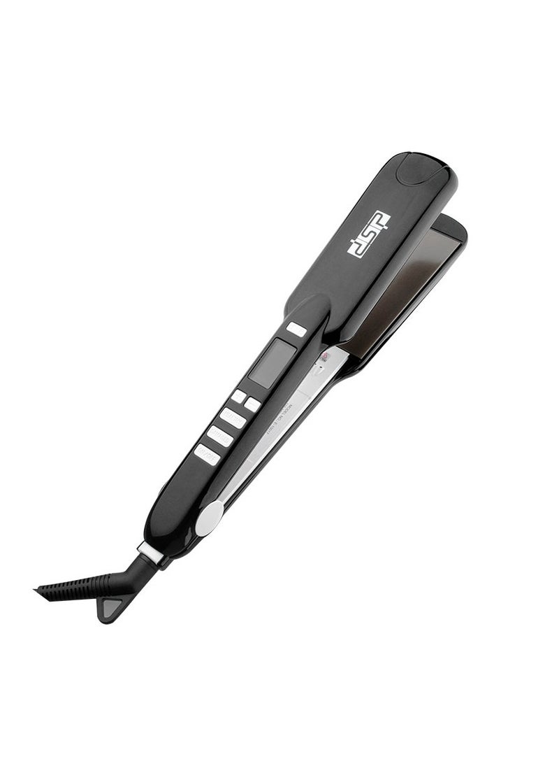 DSP DSP E-10017 Hair StraightenerWith this amazing hair straightener, get your hair fresh and gorgeous, as it feels and adjusts to its temperature for unparalleled protection from heat and damage. Features: Power: 50 watts, wide plates, digital display, temperature control: 140-230 degrees, ceramic plates - Image 4