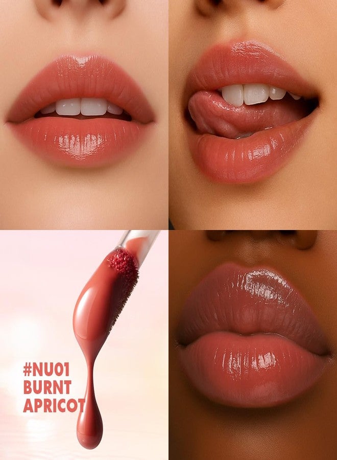 Focallure Lasting Dewy Lipcream-NU01, Lightweight Gloss, Watery Formula, Moisturized with a Dewy Finish, Effortless and Comfortable, High Pigment and Long Wear, 2gm - Image 4