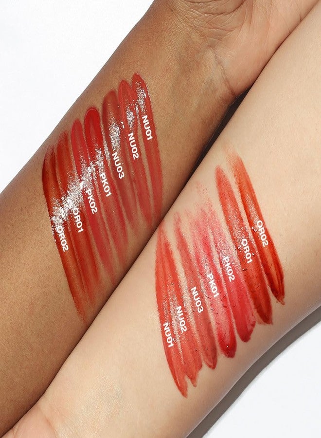 Focallure Lasting Dewy Lipcream-NU01, Lightweight Gloss, Watery Formula, Moisturized with a Dewy Finish, Effortless and Comfortable, High Pigment and Long Wear, 2gm - Image 3