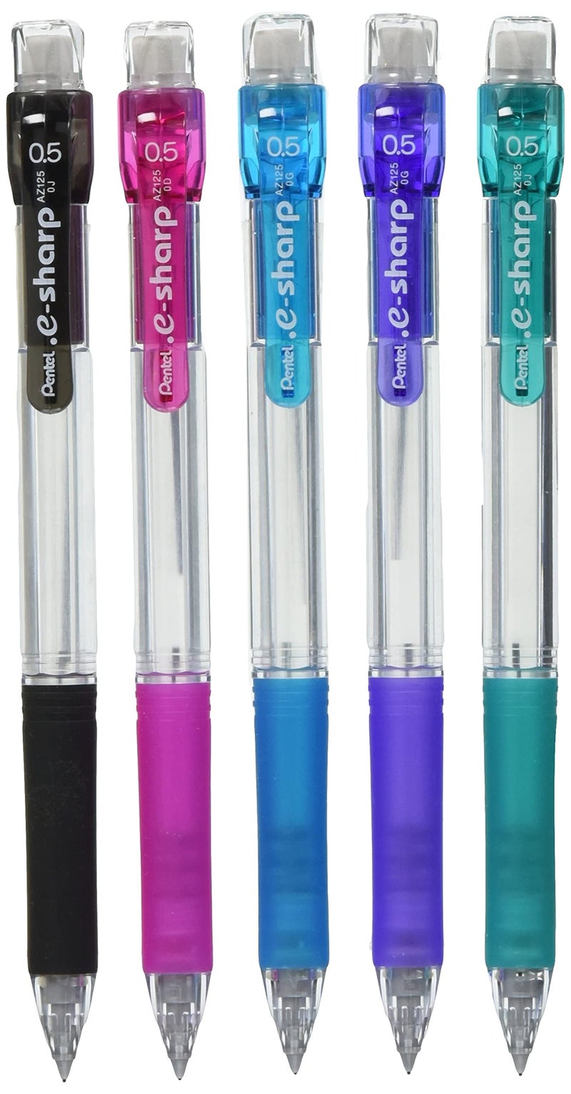 Pentel Mechanical Pencil, Dot E-XAZ125-5, Pack of 5 - Image 1