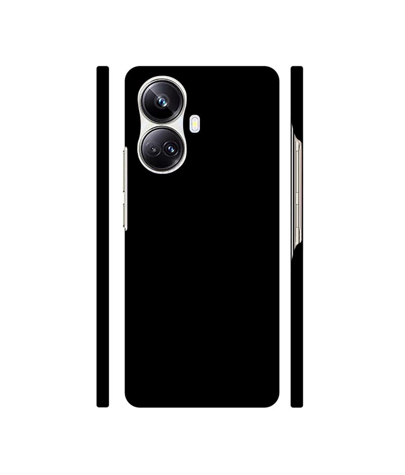 Casotec Solid Black Design 3D Printed Hard Back Case Cover for Realme 10 Pro Plus 5G - Image 2