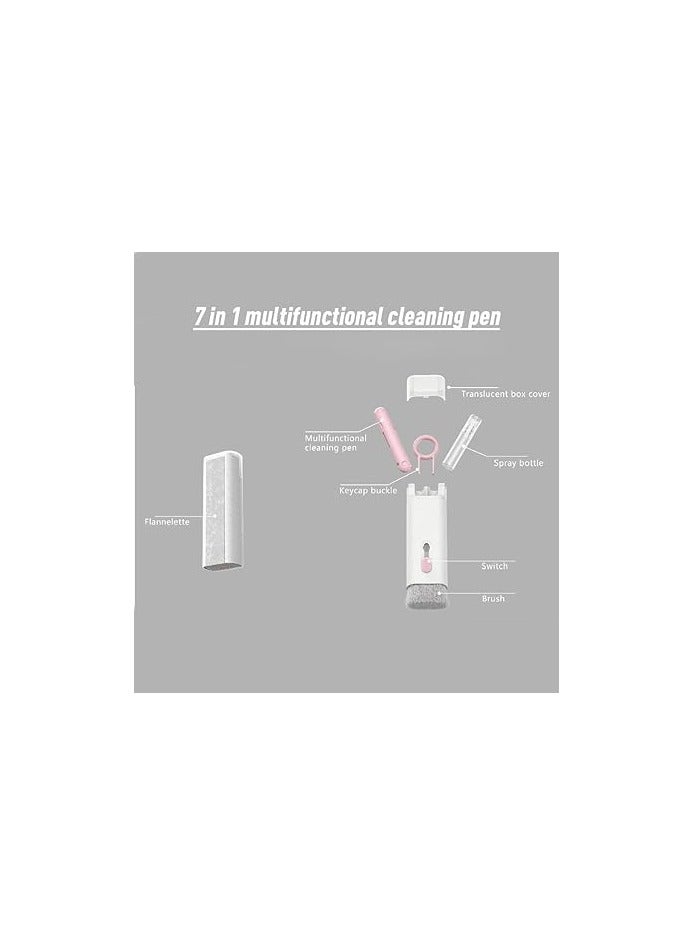 V2COM Electronics Cleaner Kit - 7 in 1 Keyboard Bluetooth Headset Cleaning Brush Kit, Portable  - Image 3