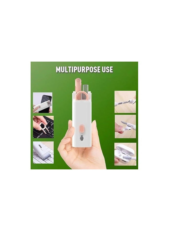 V2COM Electronics Cleaner Kit - 7 in 1 Keyboard Bluetooth Headset Cleaning Brush Kit, Portable  - Image 1