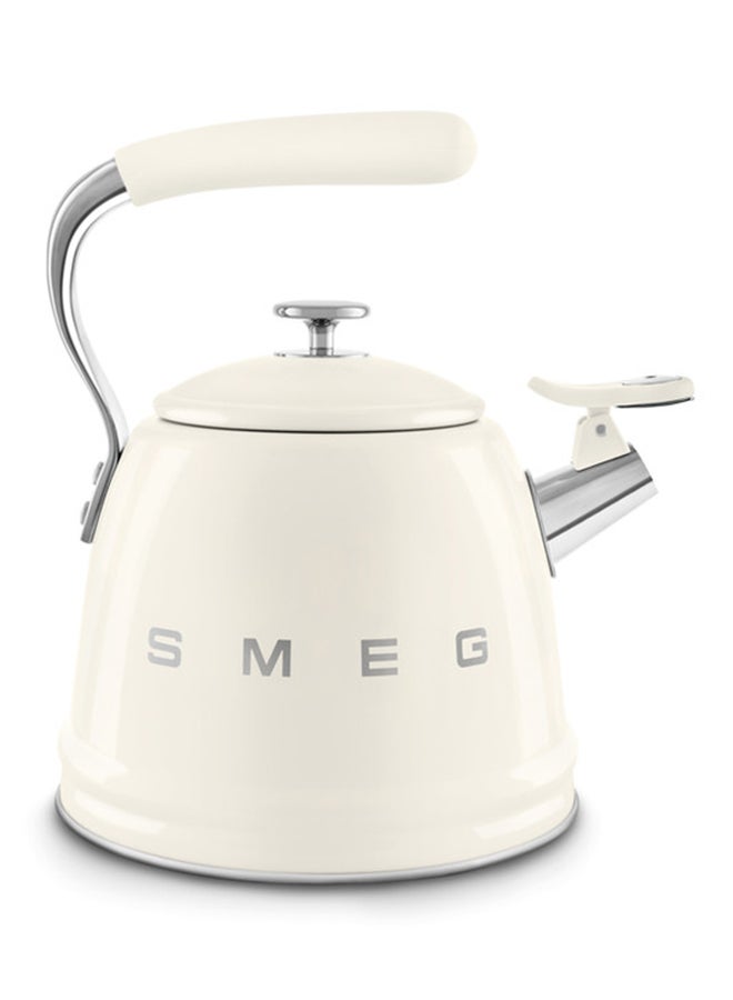 سميج سمج، غلاية صاخبة من الفولاذ المقاوم للصدأ WKF01CRAU، سعة 2.3 لتر، غطاء قابل للإزالة وفوهة قياس، متوافقة مع الحث، كريمي - Image 2