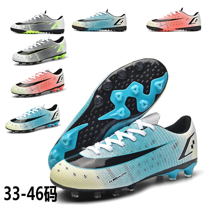 Large Size Children'S Football Training Shoes For Male And Female Primary And Secondary School Students Physical Education Football Shoes Spikes Ag Football Equipment - Image 2