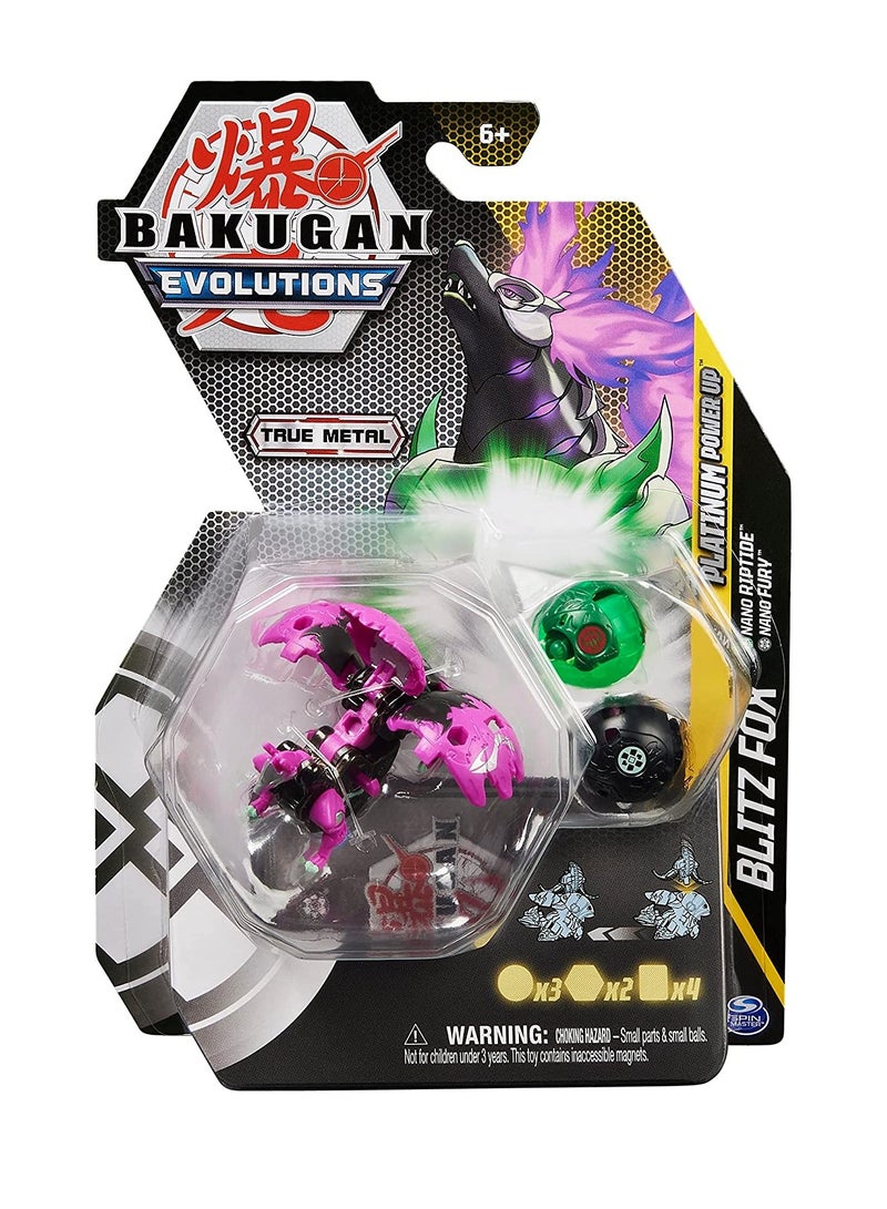 BAKUGAN Diecast Platinum Power Up S4 Assorted  - Image 1