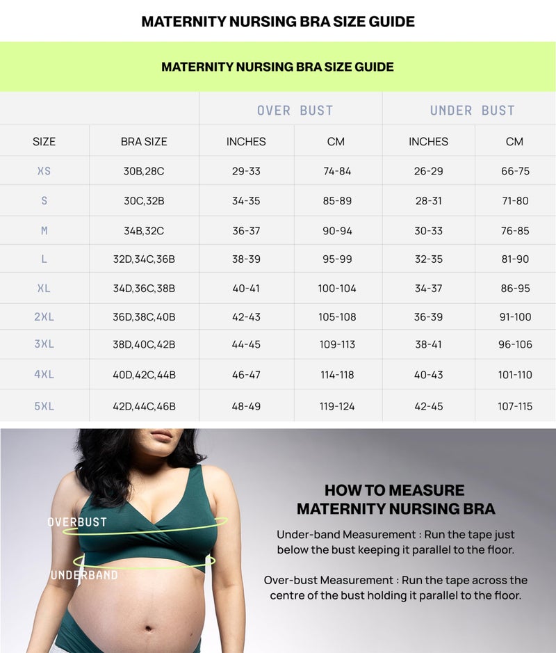 Circus &Circus Maternity Bra | Nursing Bra for Women | Pull Down Feeding Bra | Non Padded Bra for Women Slip On | Tencel Micromodal | Tropical Nude, L - Image 2