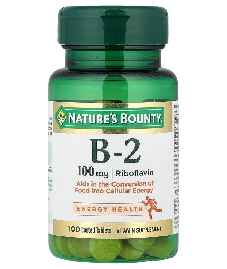 Vitamin B-2 100 mg 100 Coated Tablets