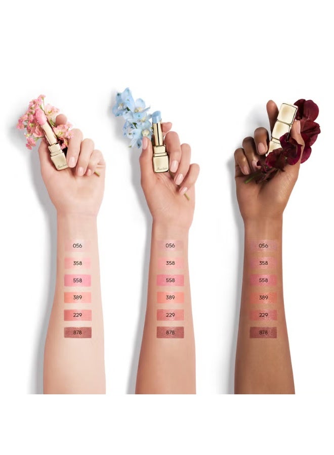 Guerlain KissKiss Bee Glow 98% Natural-Origin Honey Tint Balm- Pearly Lily - Image 4