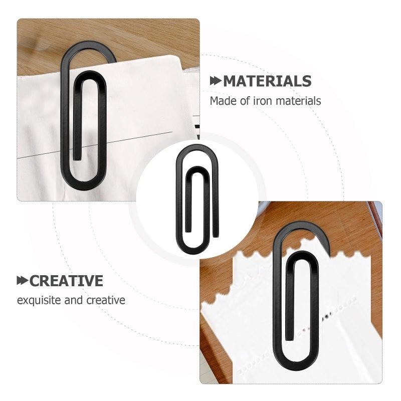 Metal Paper Clip Card Holder Compact Document Clamp for Bills Notes School Office Use - Image 4