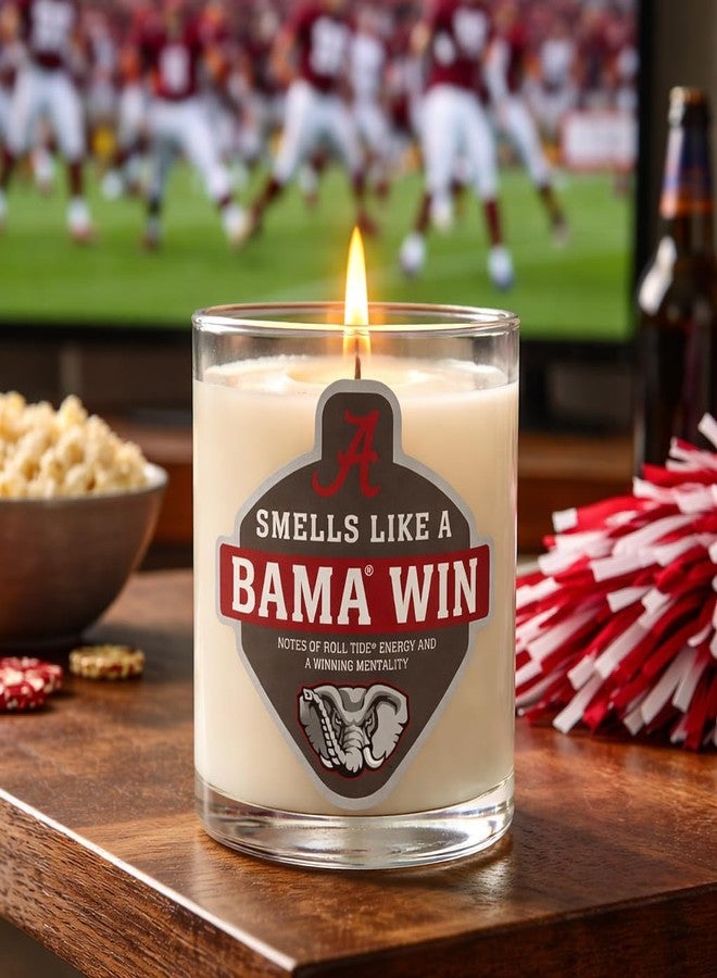 CE CRAFT Smells Like a Bama Win – University of Alabama Fan Candle – Roll Tide Gift – Game Day Home Decor -Officially Licensed Alabama Crimson Tide Candle (Summer Nights) - Image 4