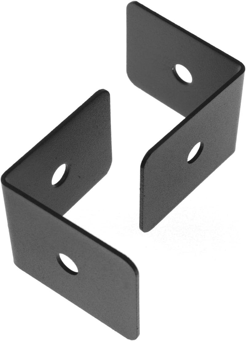 Maxmoral 4PCS Furniture Metal Corner Guards Black Decorative Corner Brackets 2x2x15 inch Table Chair Cabinet Closet Connector for Chests Farmhouse Barn Doors Wooden Frame Corner Fixer - Image 3