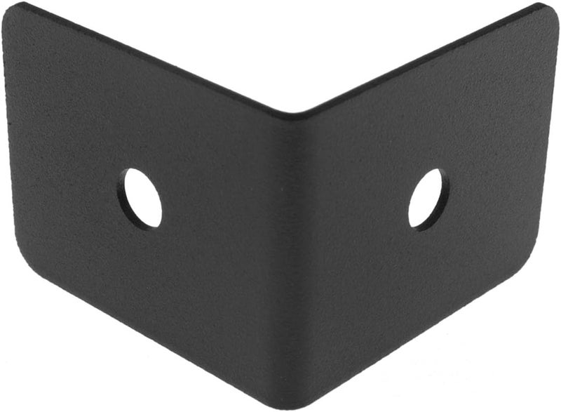 Maxmoral 4PCS Furniture Metal Corner Guards Black Decorative Corner Brackets 2x2x15 inch Table Chair Cabinet Closet Connector for Chests Farmhouse Barn Doors Wooden Frame Corner Fixer - Image 2